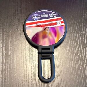 Barbasol 3-in-1 Folding Double Sided Makeup Mirror